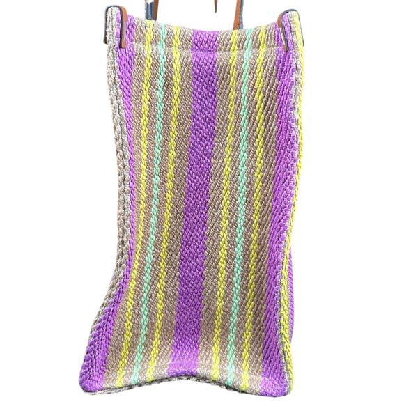 Gucci Jute Tote with Brown Leather Trim NWT - Picture 5 of 8